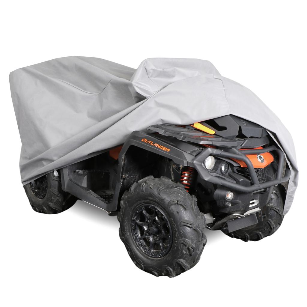 Quad Cover with Trunk M 170-200 Tarp Uv Protection Classic Gray