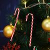 200/10Pcs Christmas Candy Cane Decoration Twisted Plastic Candy Cane Party Christmas Tree Hanging Twisted Crutch Xmas Pendants