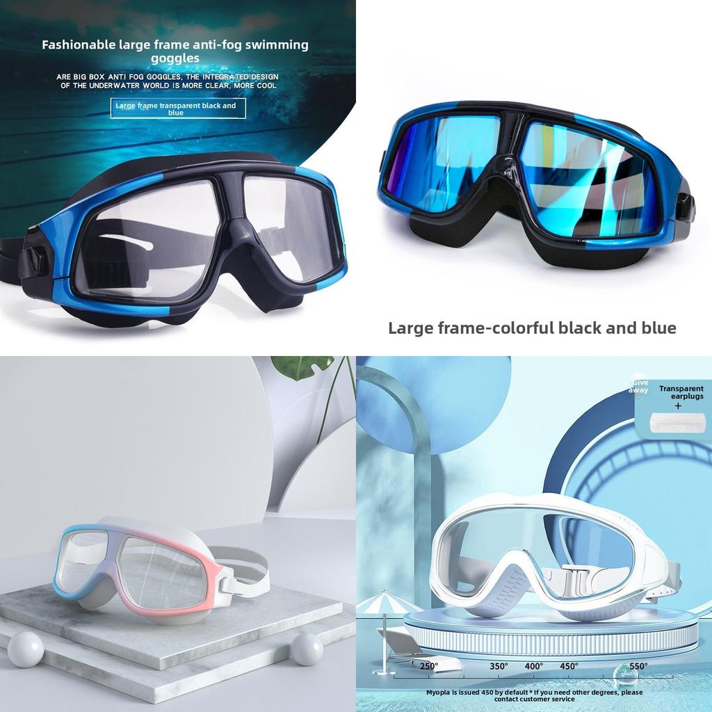 Adult Swim Goggles With Pc Lenses Waterproof Antifog For Swimming Enthusiasts