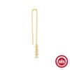 Fashion Jewelry 925 Sterling Silver Tassel Chain Earring Piercing Jewelry for Women 18K Gold Plated 925 Silver Earring