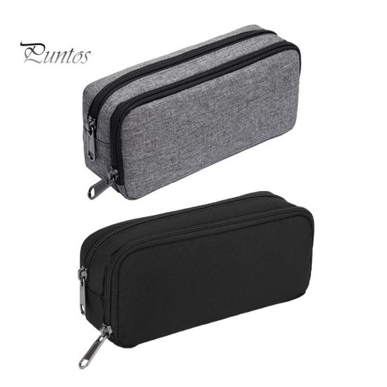 Pencil Case Secure Large Capacity Zipper Closure Oxford Cloth Waterproof Stationery Storage Organizer School Supplies