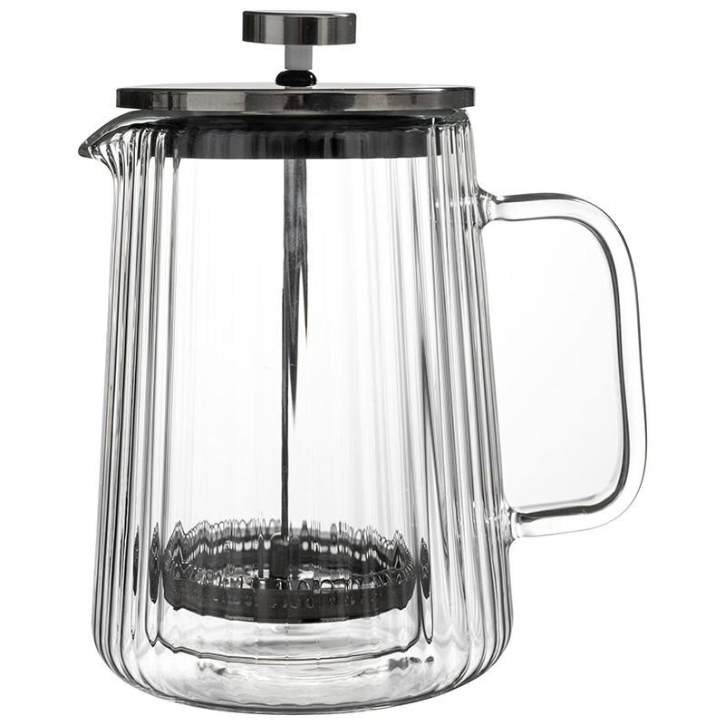 Zhi Shi Double-Layer Glass French Press Coffee Maker