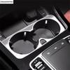 ABS Front Water Cup Holder Decoration Cover Trim Accessories For Mercedes Benz C CLASS W205 C200 C260 GLC X253 E CLASS W213 E300