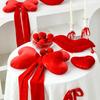 Valentine's Day Heart Decoration Soft Stuffed Heart Pendant For Wedding Proposals Engagement Anniversary Celebration