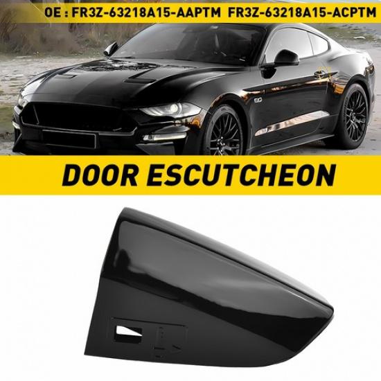 

2015- For Ford Mustang Black US Driver Door Handle Key Cap Cover Bezel
