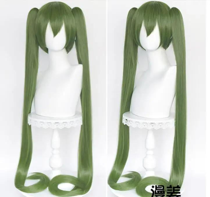 100cm/39" V SEASON Women  Magical  Snow MIKU Cosplay Wig Long Gradient Blue Hair with Ponytails
