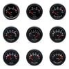 12V Car Gauge 52mm Water Temp / Oil Temp / Voltmeter / Oil Press BAR PSI / Vacuum / Boost Gauge / Air Fuel Ratio / EGT Gauge