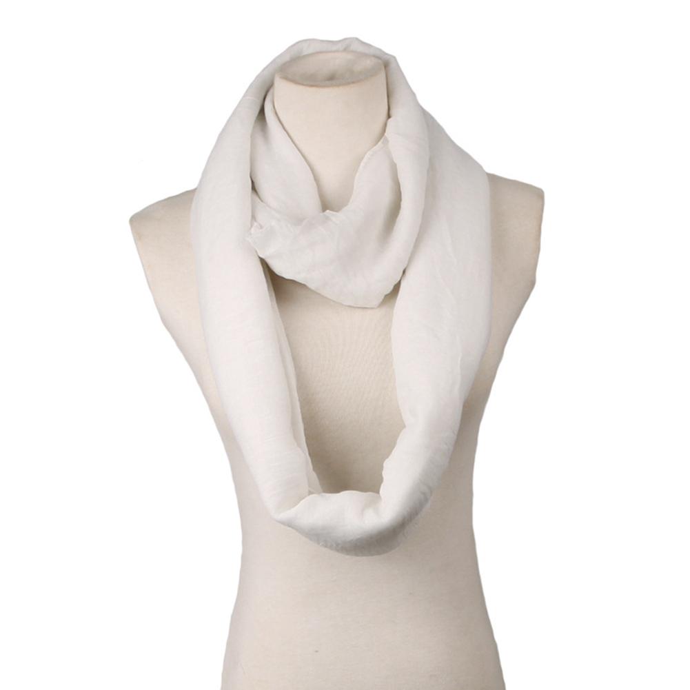 Winter Thick Soft Fabric Knit Loop Circle Scarf for Women