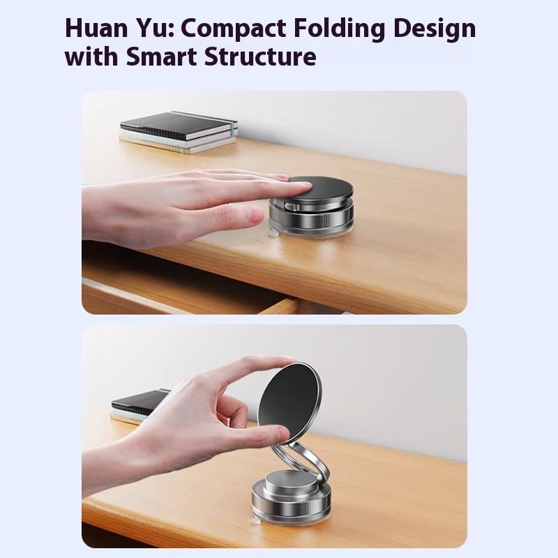 Strong Magnetic Adsorption Vacuum Suction Cup Stand New Dashboard Mount Car Phone Holder for Samsung for Galaxy Z Fold Phone