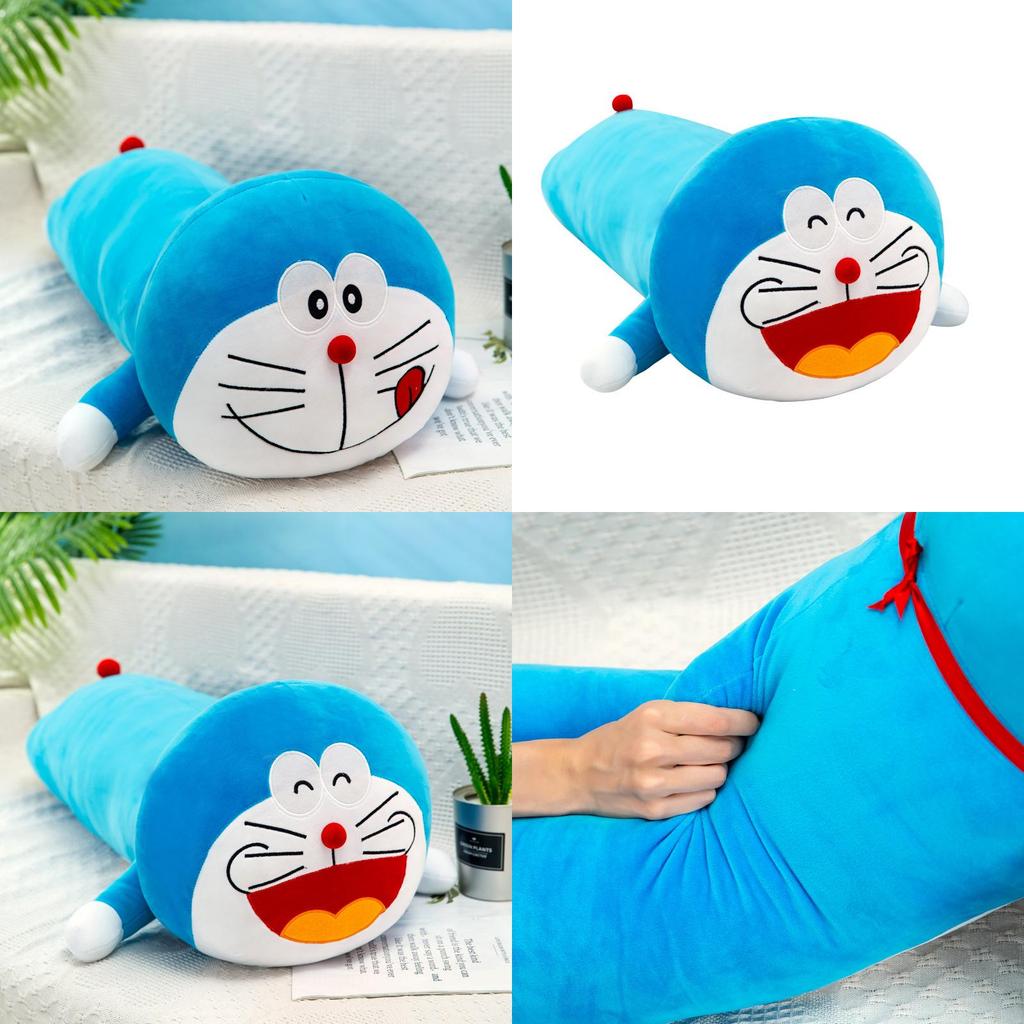 Ultra Soft Doraemon Plush Toy Hug Pillow For Sleeping Stretchy And Comfortable