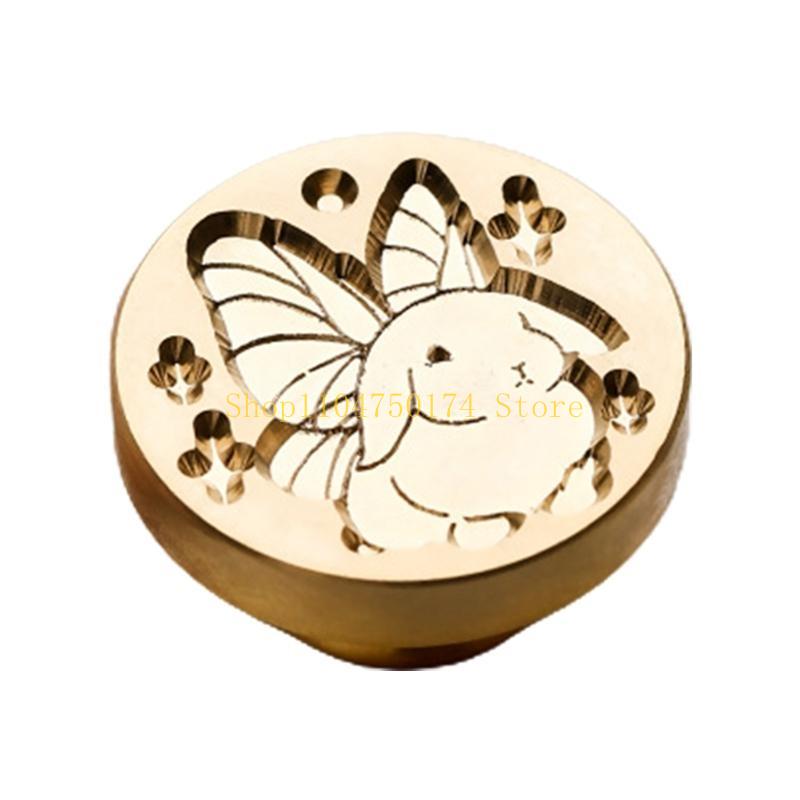 Lovely Seal Wax Stamp Replacement Cute Cartoon Character for Girls Scrapbooking Wax Seal Stamp Brass Head top sale