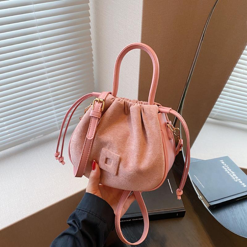 Плечевая сумка из ПУ материала Подмышечная сумка Сумка через плечо Большая вместимость Сумка Женская Для розовый