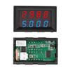 4 digit 5 wire mini digital voltmeter ammeter DC 100V 200V 10A Voltmeter Ammeter Dual LED display