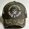 New American Veterans Embroidered Baseball Cap DD Act Old Ripped Wind Men's Sun Hat