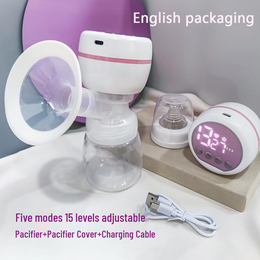 Wiederaufladbare smarte elektrische Milchpumpe mit automatischer schmerzfreier Saugfunktion und Massage