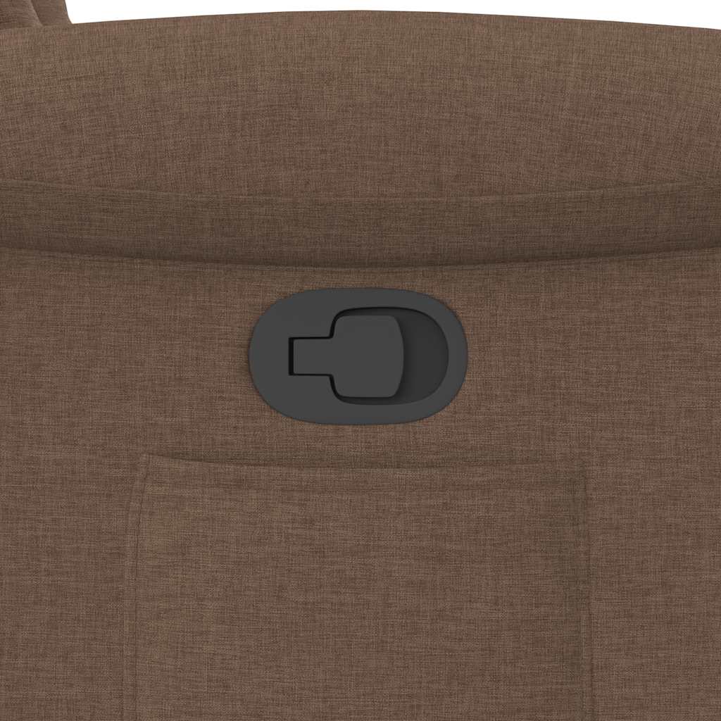 Relax Chair Brown Fabric