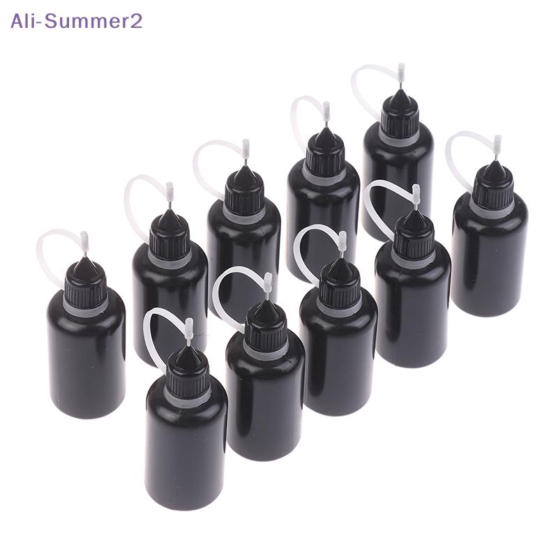 {Summer2} DIY Quilling Tool Empty Needle Tip Glue Bottle With Cap Liquid Dropper Containers With Silicone Rings For Crafting