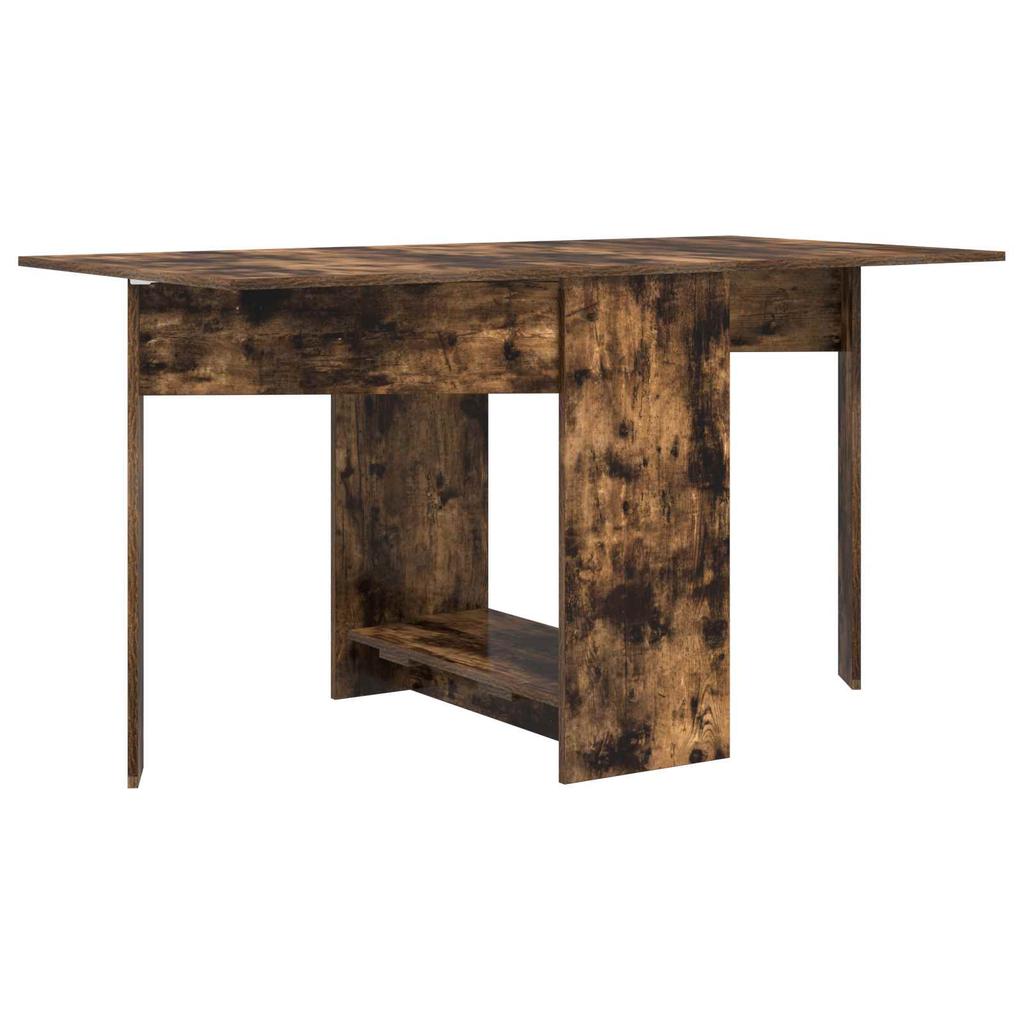 Dining Table 138 x 70 x 73.5 cm Engineered Wood Smoked Oak Finish