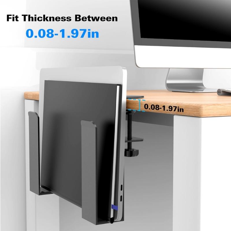 Adjustable Laptop Holders Desk Side Storage Office Desk Organisers PC Holders Hanging Laptop Organiser Desk Organisers