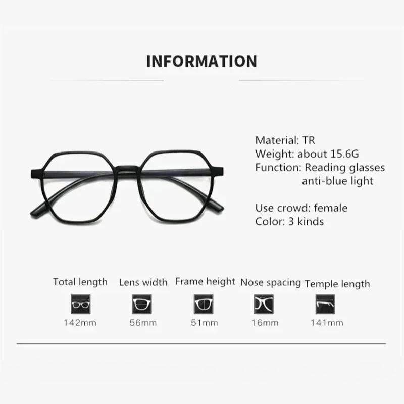 Unisex Reading Glasses Transparent Anti Blue Light Presbyopic Eyeglasses Women Prescription Hyperopia Eyewear oculos de grau