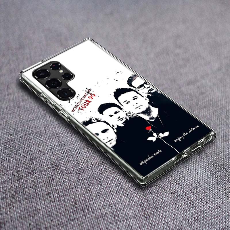 

Чехол для телефона Depeches Mode для Samsung Galaxy S24 S23 S21 S20 FE S22 S26 Ultra S25 Edge S10 Plus Прозрачный ТПУ Чехол S Samsung S24 Ultra