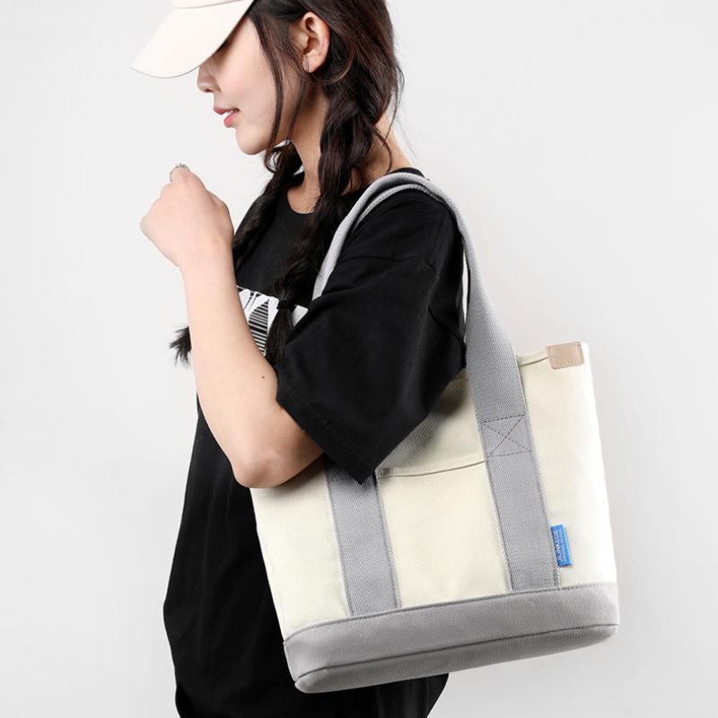 Canvas Bag Multi-pocket Cross-body Female 2024 New Mom Small Leisure Travel Small Shoulder Bag