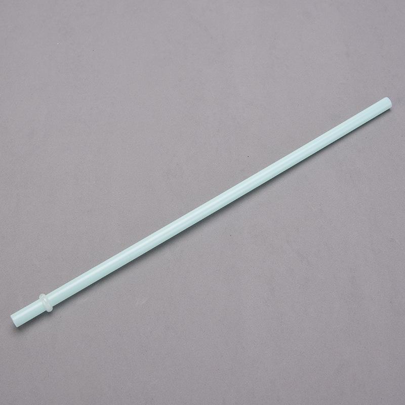 7Mm Aperture Straw 37 Color Solid Color Plastic Cup Accessories Pp Straw Non-Disposable Straw With Ring