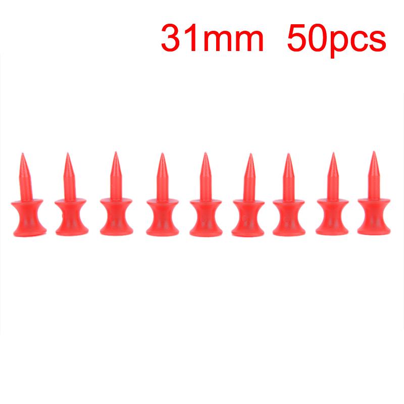 

50 шт. красных спортивных двухэтажных мячей для гольфа 31 мм