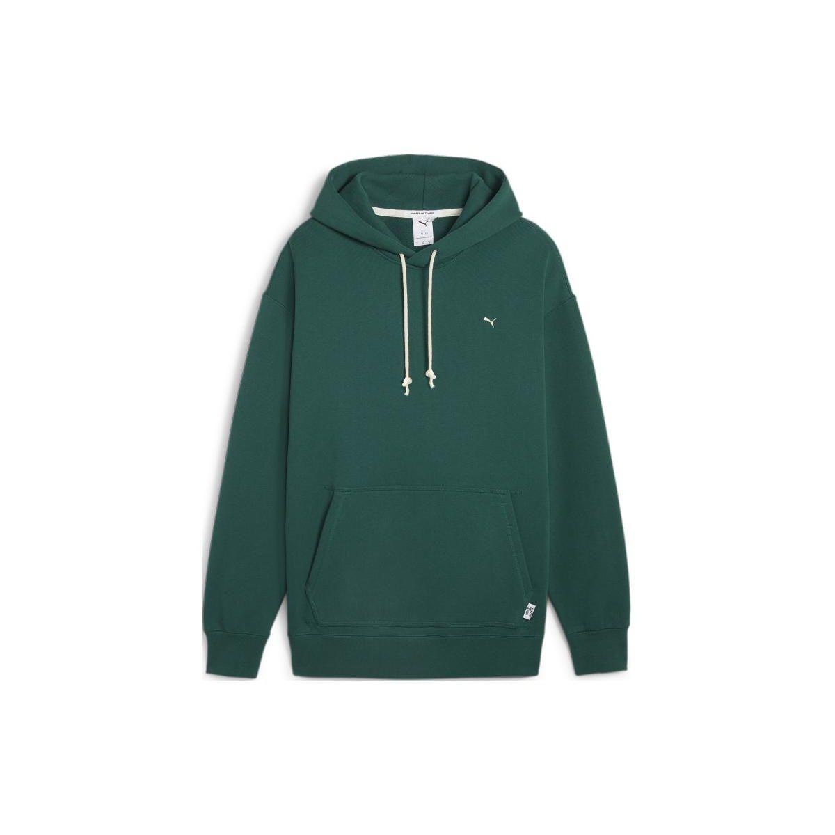 

Puma Mmq Худи Однотонная Повседневная Толстовка Пуловер Мужские худи Зеленый 624011-43 M