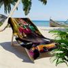 Cyberpunk Print Beach Towel, Large Soft Quick Dry Towel for Beach Camping Swimming