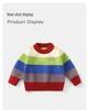 DUUDUU 2025 Baby Boy Knit Pullover: New Autumn/Winter Korean Style Warmer Toddler Sweater