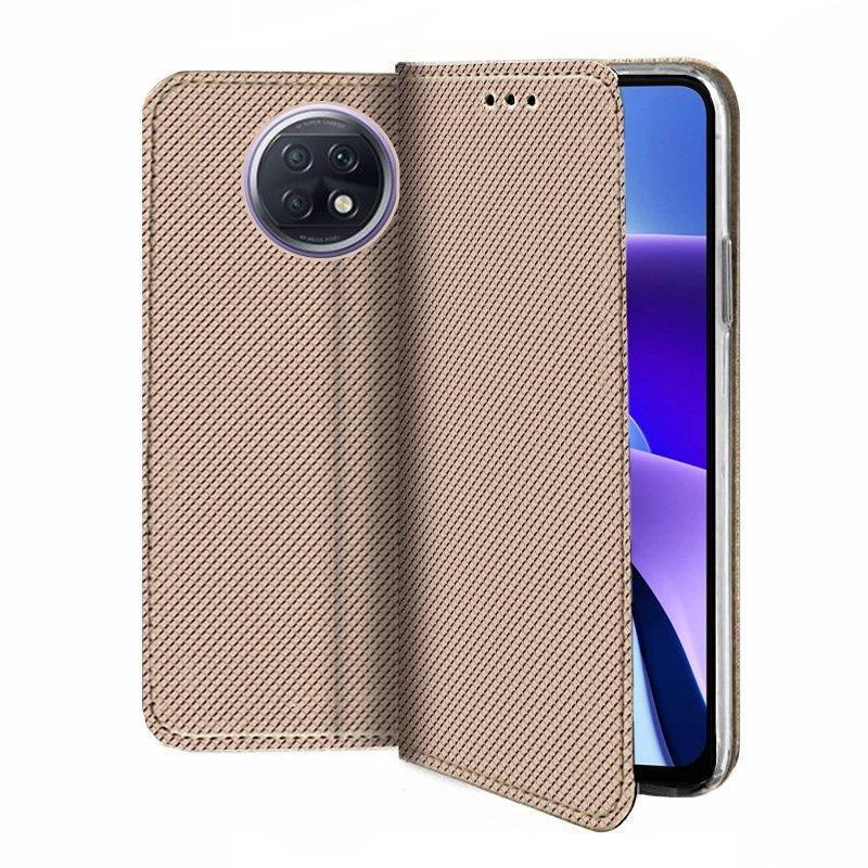 Wallet Case for Xiaomi Redmi Note 9T 5G, Gold