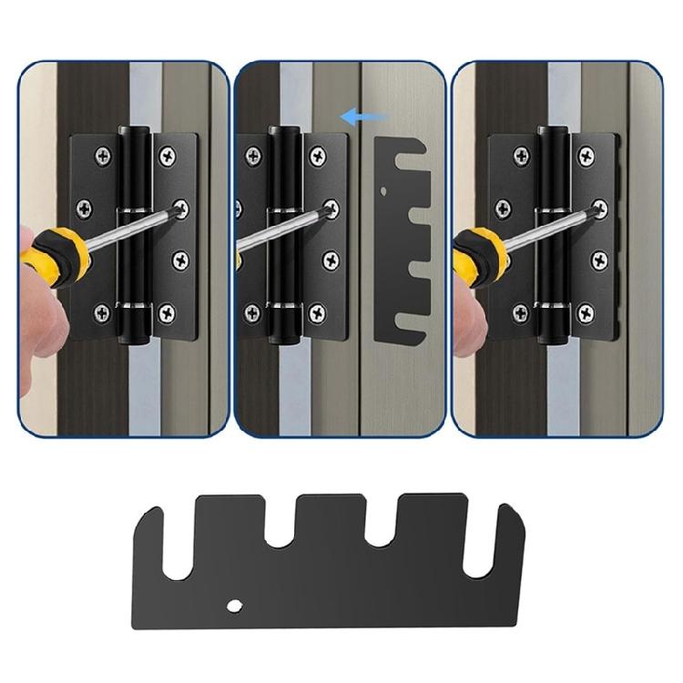 10Pcs Quick Fix Hinge Shims Door Hinge Repair Shims Kits For Door Gaps Alignment Adjustment Door Hardware Enduring