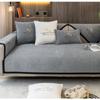 Light Luxury  Minimalist Embroidered Sofa Mat Four Season Universal Anti Slip Backrest Cover Cloth American High-end Sofa Towel