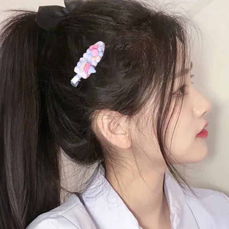 Resin Hair Clip Assortment Handcrafts Pins DIY Set for DIY Decorating