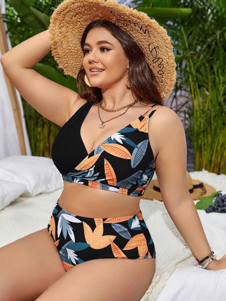 

Женский мягкий бюстгальтер пуш-ап, комплект бикини, купальный костюм, купальный костюм, пляжная одежда XXL