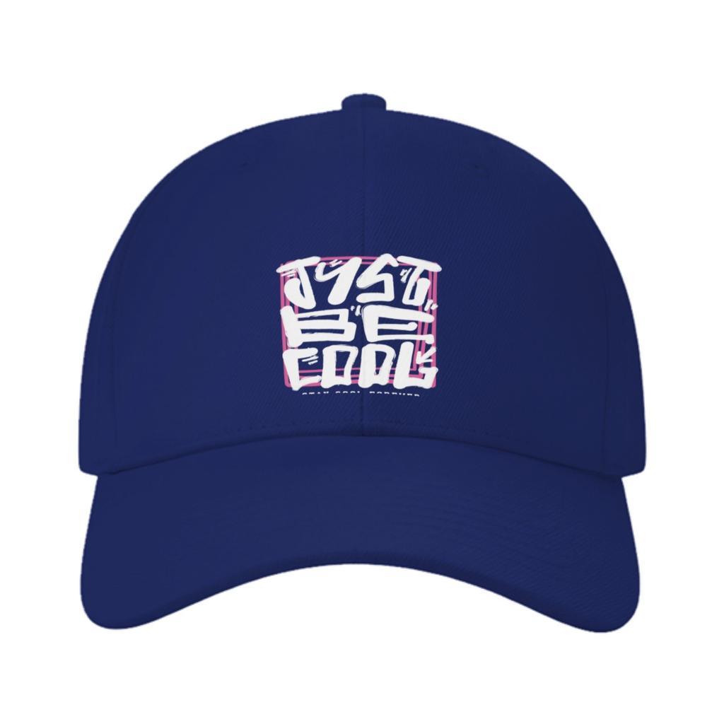 Just Be Cool Grafik Baseballkappe Lässig Baumwolle Erwachsenen Verstellbar Streetwear Hut