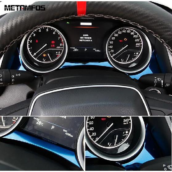 Car Dashboard Trument Board Cover Trim For Toyota Camry 2018      Stainless Steel Interior Accessories