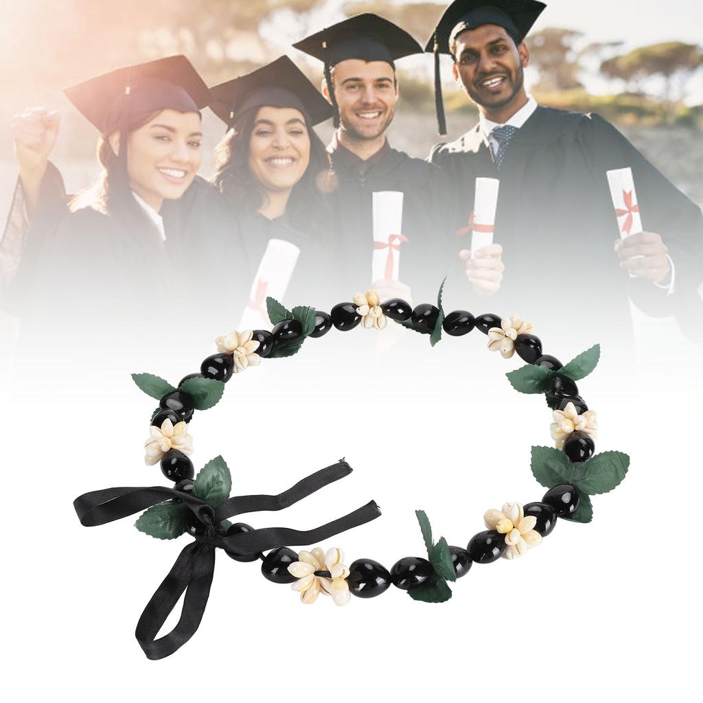 Kukui Nöt Lei Halsband Elegant Modernt Handgjort Studentexamen   Kukui Nöt Lei Halsband för Studentexamen   Fest