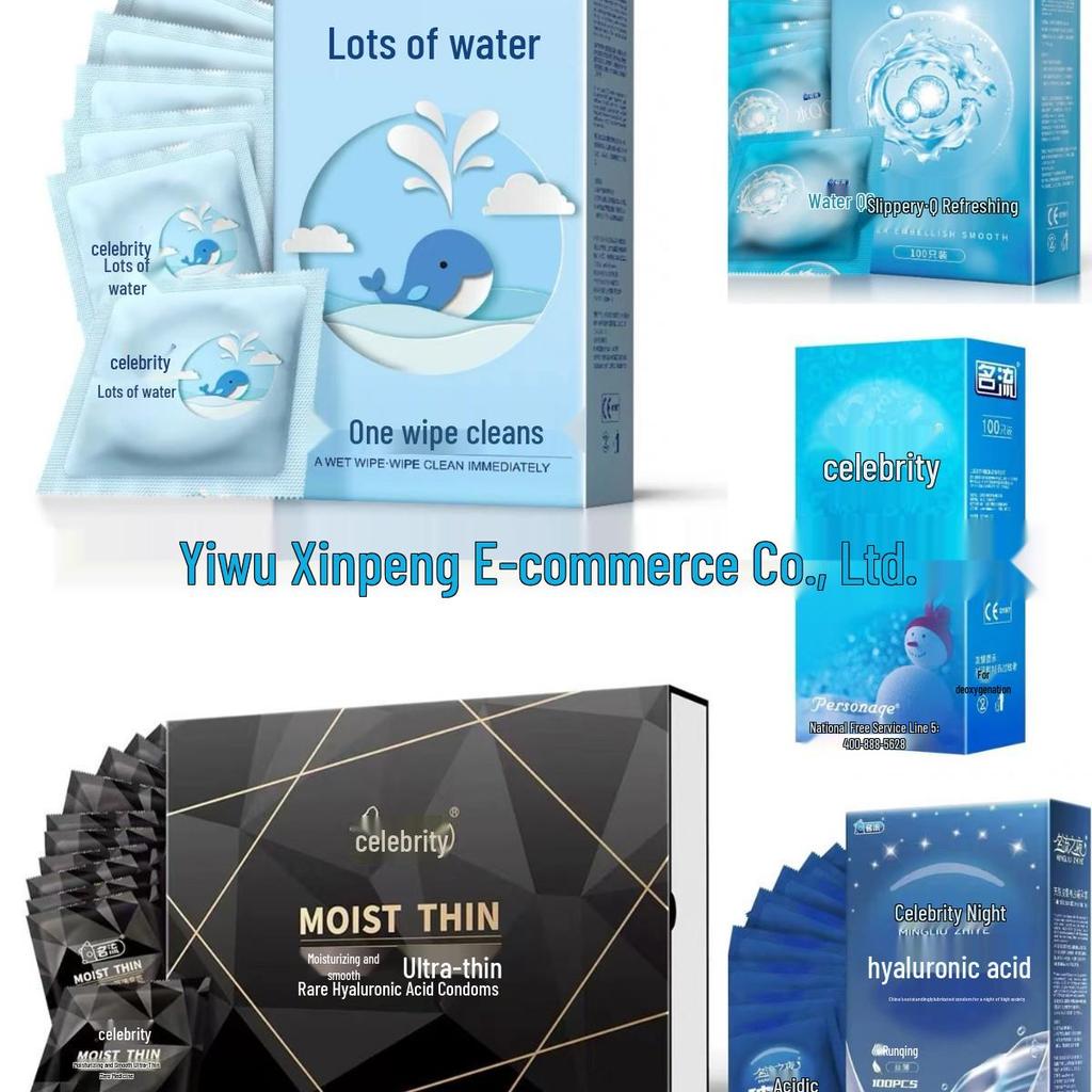 Shuiduoduo Small Leaf Ultra-Thin Hyaluronic Acid Smooth Condoms