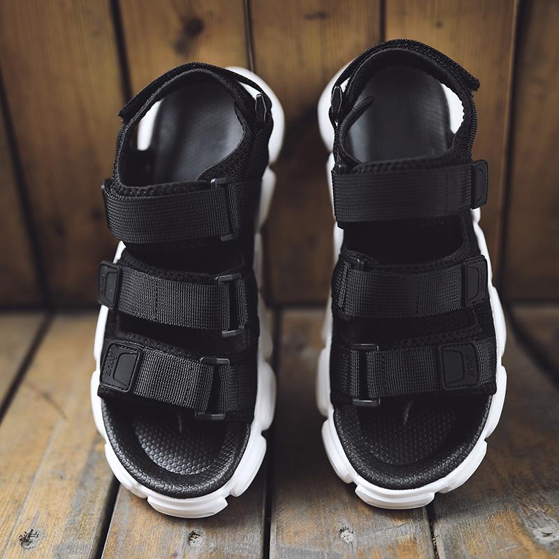 

Модные мужские пляжные сандалии Мужская обувь Сандалии Мужские сандалии Мужские модные спортивные мужские сандалии Повседневные черные летние кроссовки Sandalie 44 чёрный