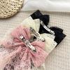 1Pcs Sweet Lovely Princess Style Hairpin  Tailcoat Lace Bow Hair Clip Girl Romantic Wedding Season Headwear Gift