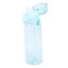 650ml Air Scent Water Bottle Straw Scent Water Cup with 2 Rings for Hiking Picnic Outdoor Travel