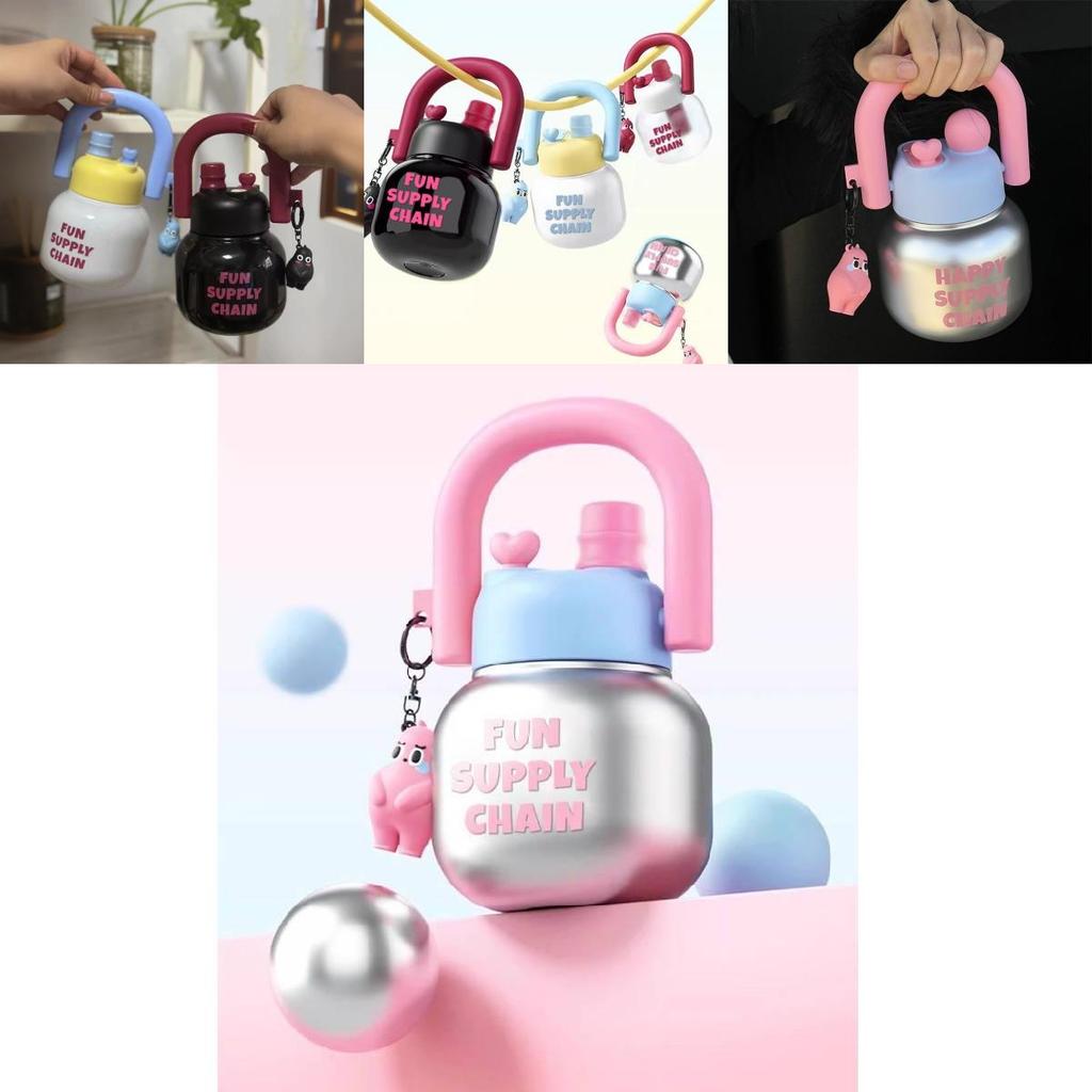 650ml Drink Double Large Capacity Plastic Thermos Cup Gift Water Fashion Cups