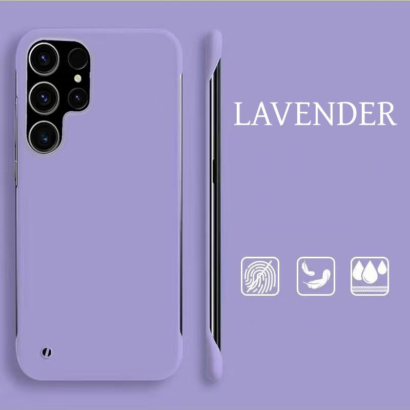 Ultra Slim PC Frameless Case For Samsung Galaxy A73 A55 A54 A53 A52 A51 A34 A33 A32 A31 A24 A23 Colorful Matte Hard Phone Cover