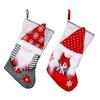 Soft Fabric Rudolph Christmas Stocking With Gift Design For Joyful Seasonal Decor