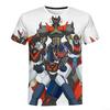 Mazinger Z 3D-Druck T-Shirts Anime Roboter Streetwear Herren Damen Mode Übergroßes Kurzarm-T-Shirt Kinder-T-Shirts Oberteile Mann Kleidung