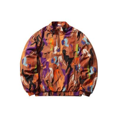 AAER197-2 Men's Printed Half-Zip Jacket
