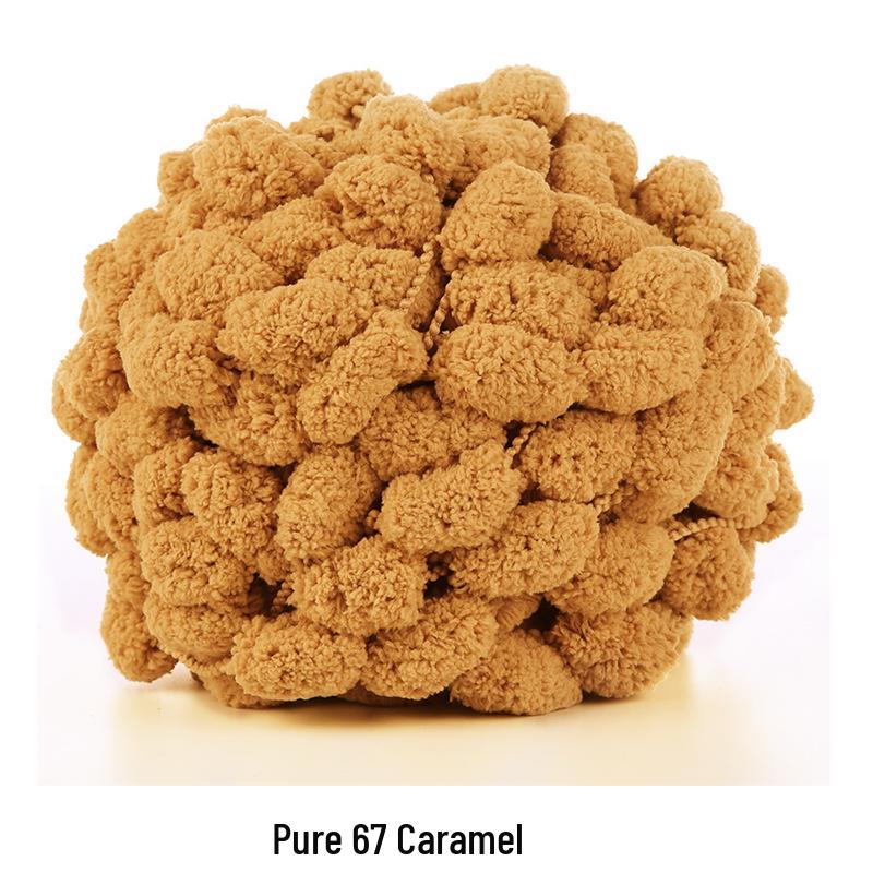 Chunky Wool Yarn for Knitting Blankets - Large Ball for Cushions, Carpets, and DIY Projects.