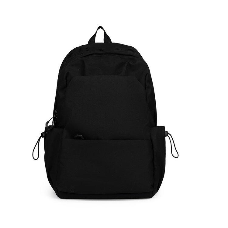 Student Schoolbag Women's Large Capacity Solid Color Backpack